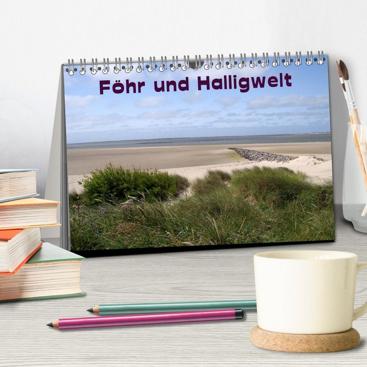Produktbild: F&ouml;hr und Halligwelt 2026 (Tischkalender 2026 DIN A5 quer), CALVENDO Monatskalender