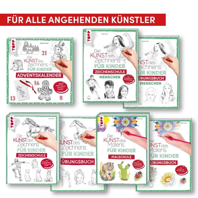 Produktbild: Die Kunst des Zeichnens f&uuml;r Kinder Adventskalender