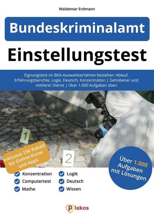 Produktbild: Einstellungstest Bundeskriminalamt