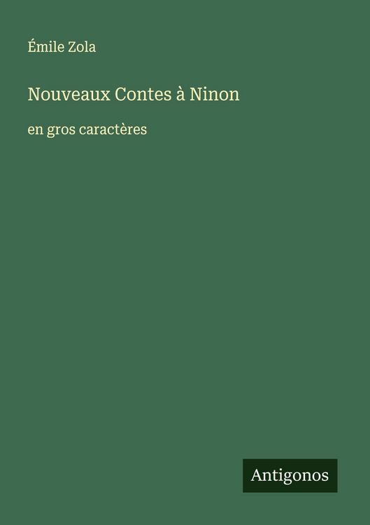 Produktbild: Nouveaux Contes &agrave; Ninon