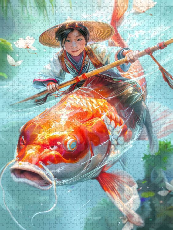 Produktbild: CALVENDO Puzzle Anim&eacute; asiatisch inspiriert | 2000 Teile Lege-Gr&ouml;&szlig;e 90x67cm Foto-Puzzle f&uuml;r gl&uuml;ckliche Stunden