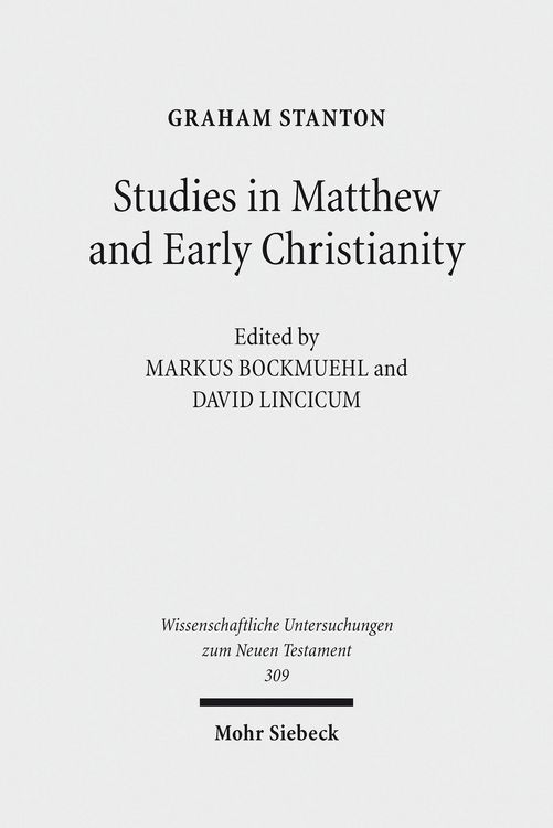 Produktbild: Studies in Matthew and Early Christianity