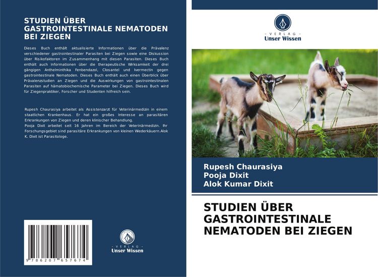 Produktbild: Studien &uuml;ber Gastrointestinale Nematoden bei Ziegen