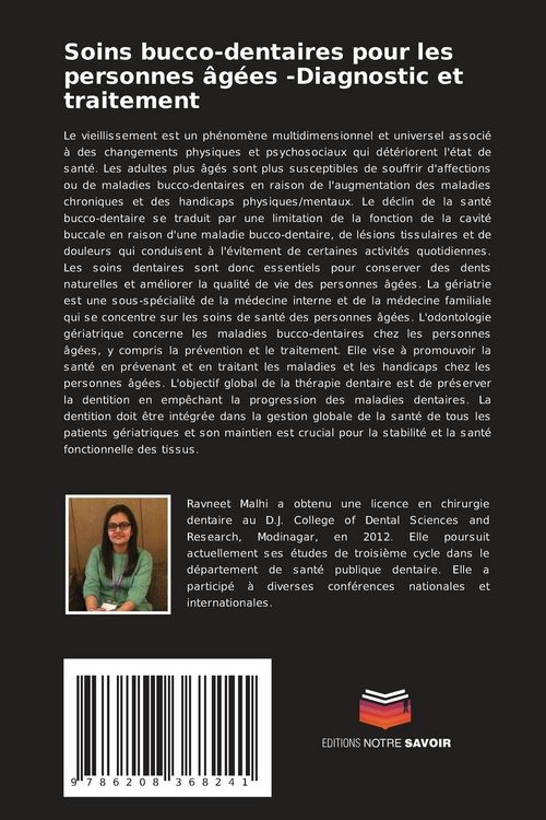 Produktbild: Soins bucco-dentaires pour les personnes &acirc;g&eacute;es -Diagnostic et traitement