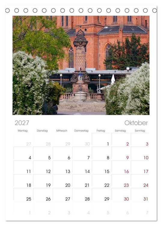 Produktbild: Tischplaner 2027 - Wiesbaden Blickwinkel anders (A5 Tischkalender zum Aufstellen) CALVENDO