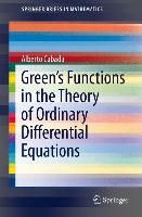 Produktbild: Green's Functions in the Theory of Ordinary Differential Equations