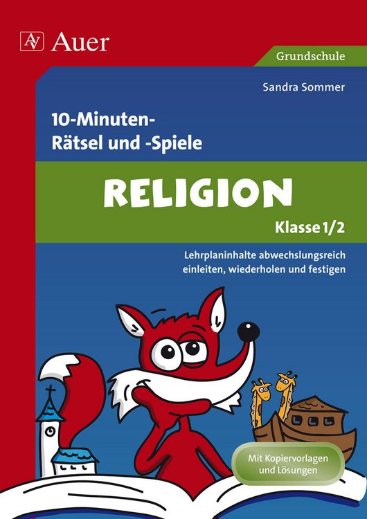 Produktbild: Spielerischer Lernspa&szlig; Religion 1./2. Klasse