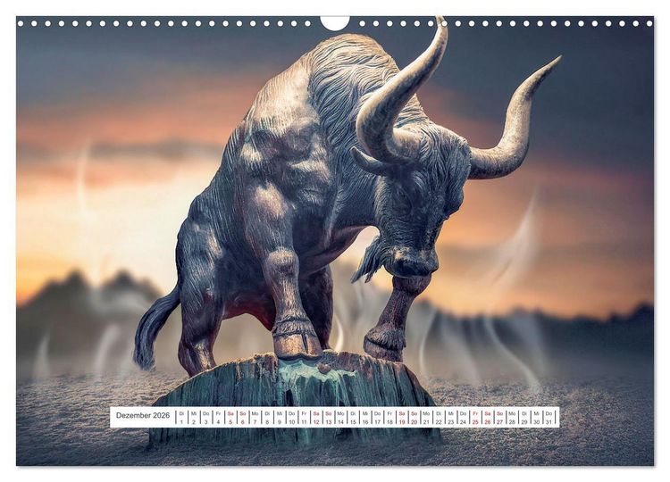 Produktbild: Legenden und Mythen - Legend&auml;re Tiere (Wandkalender 2026 DIN A3 quer), CALVENDO Monatskalender