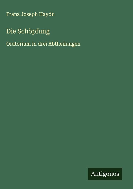 Produktbild: Die Sch&ouml;pfung
