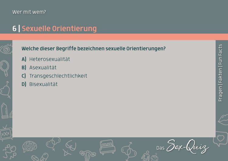 Produktbild: Das Sex-Quiz f&uuml;r Schule und Jugendarbeit