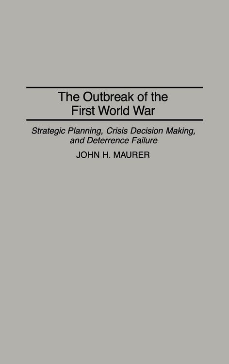 Produktbild: The Outbreak of the First World War