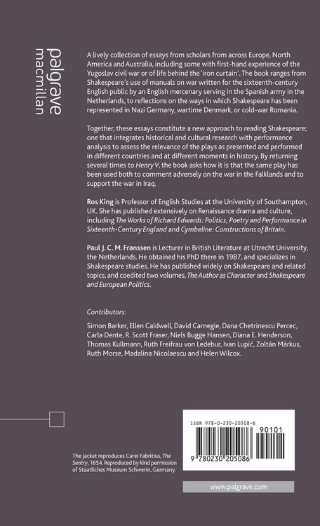 Produktbild: Shakespeare and War