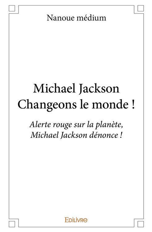 Produktbild: Michael jackson changeons le monde