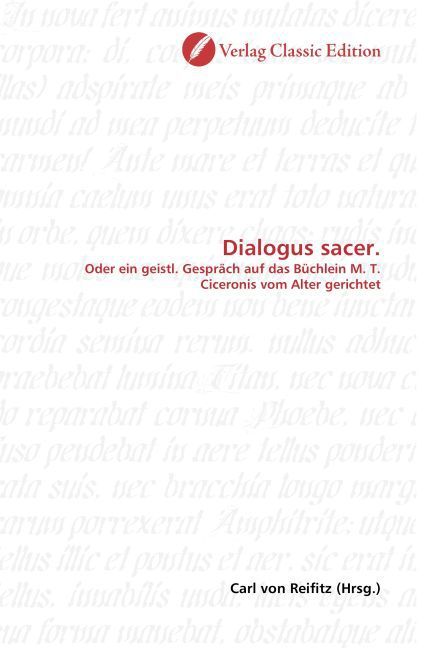 Produktbild: Dialogus sacer.