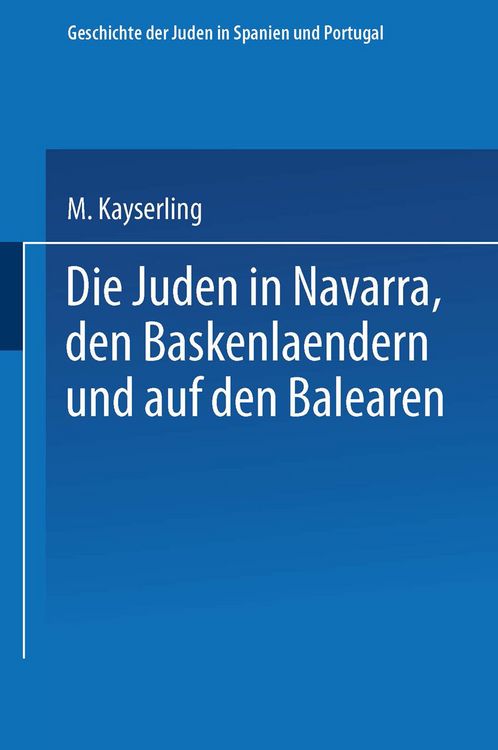 Produktbild: Die Juden in Navarra, den Baskenl&aelig;ndern und auf den Balearen