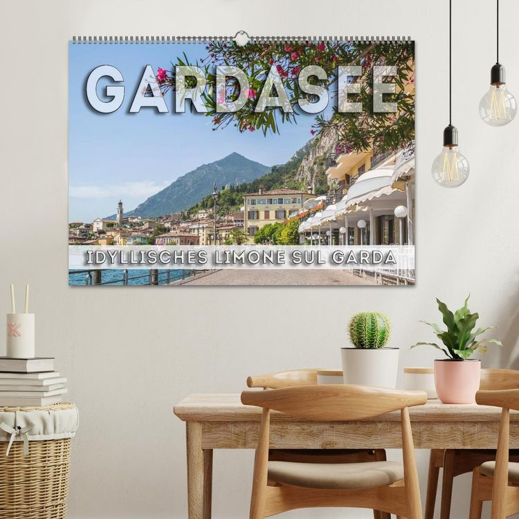 Produktbild: GARDASEE Idyllisches Limone sul Garda (Wandkalender 2026 DIN A2 quer), CALVENDO Monatskalender