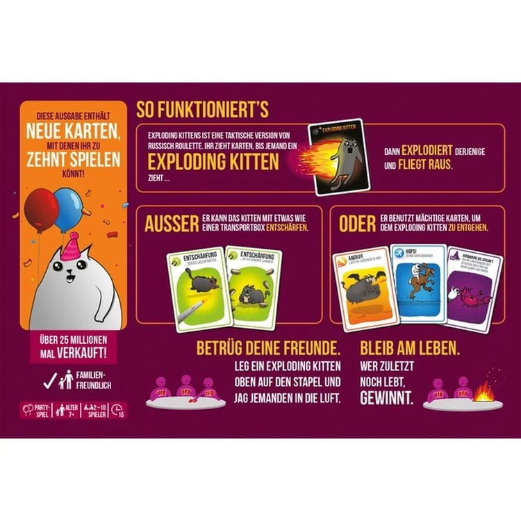 Exploding Kittens Party-Pack