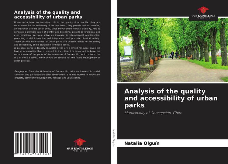 Produktbild: Analysis of the quality and accessibility of urban parks