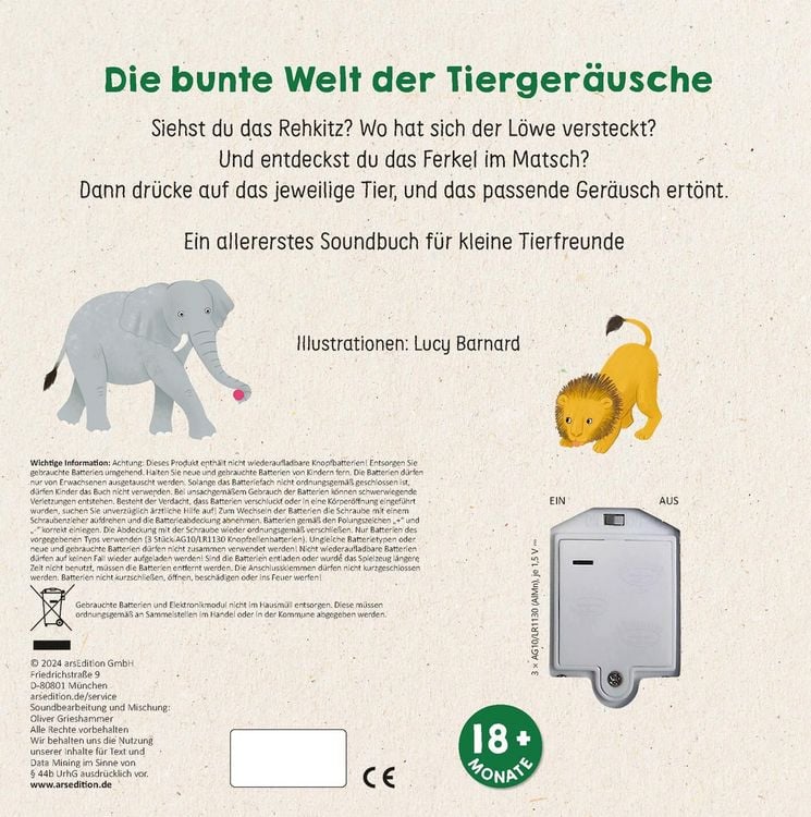 Produktbild: Such mal, h&ouml;r mal! Bei den Tieren