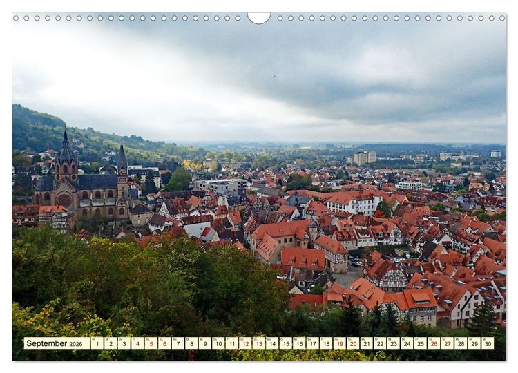 Produktbild: Heppenheim - Weinstadt unter der Starkenburg (Wandkalender 2026 DIN A3 quer), CALVENDO Monatskalender