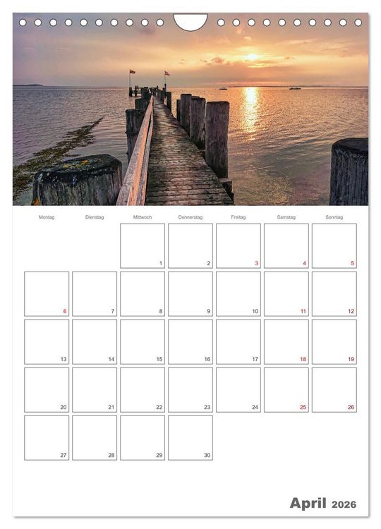 Produktbild: F&ouml;hr &hellip; verliebt in die Insel (Wandkalender 2026 DIN A4 hoch), CALVENDO Monatskalender