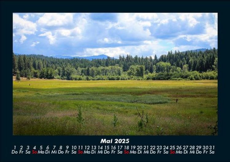 Produktbild: Landschaftskalender 2025 Fotokalender DIN A5