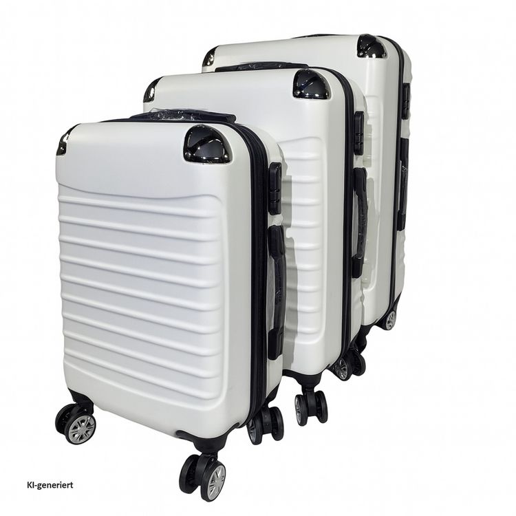 Produktbild: HTI-Living 3-teiliges Hartschalen-Kofferset Wave stilvoll, robust und praktisch