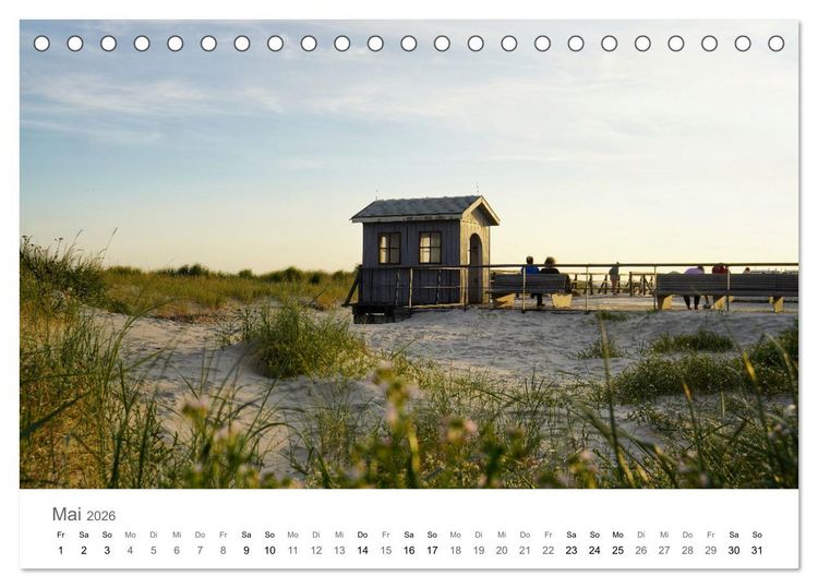 Produktbild: Nordfriesland - wundersch&ouml;ne Westk&uuml;ste (Tischkalender 2026 DIN A5 quer), CALVENDO Monatskalender