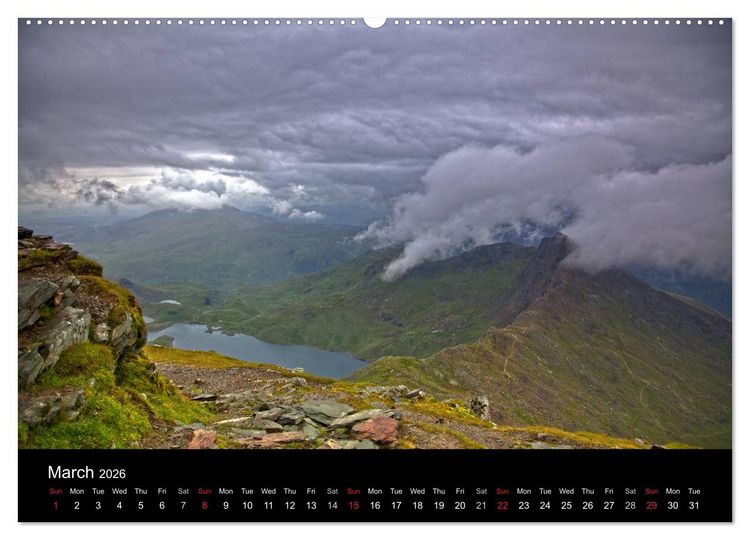 Produktbild: A Journey through the United Kingdom (High Quality Premium Wall Calendar 2026 DIN A2 landscape),CALVENDO 12 Month Wall Calendar