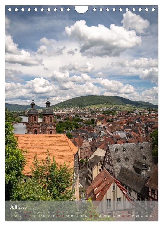Produktbild: Miltenberg am Mainviereck (Wandkalender 2026 DIN A4 hoch), CALVENDO Monatskalender