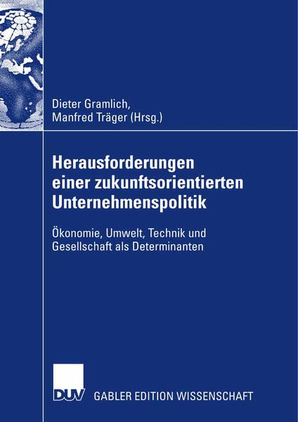 Produktbild: Herausforderungen einer zukunftsorientierten Unternehmenspolitik