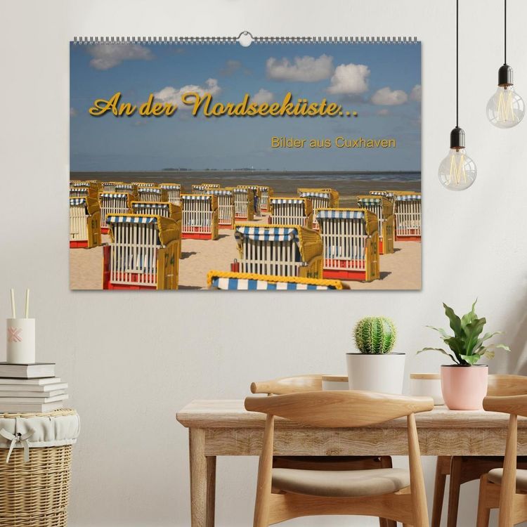 Produktbild: An der Nordseek&uuml;ste... (Wandkalender 2027 DIN A2 quer), CALVENDO Monatskalender