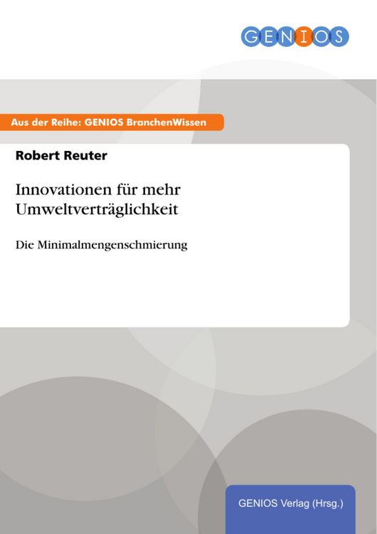 Produktbild: Innovationen f&uuml;r mehr Umweltvertr&auml;glichkeit