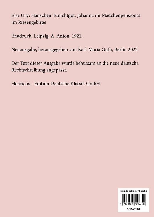 Produktbild: H&auml;nschen Tunichtgut (Gro&szlig;druck)