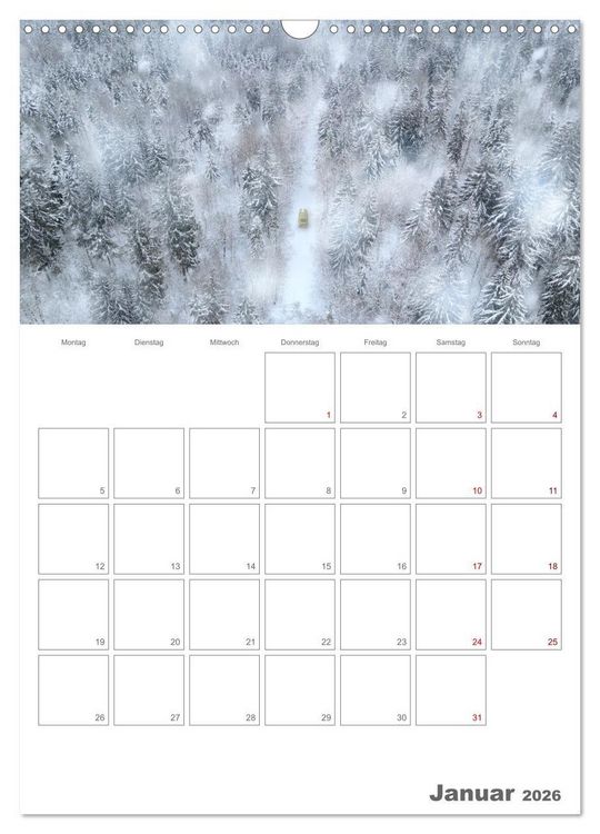 Produktbild: Vanlife Jahresplaner (Wandkalender 2026 DIN A3 hoch), CALVENDO Monatskalender