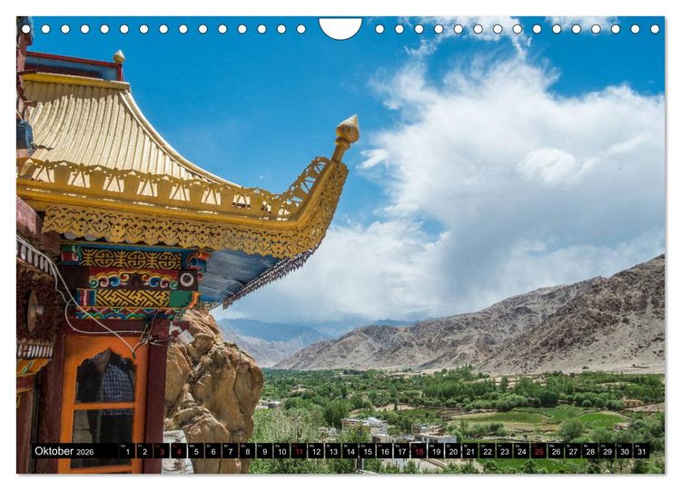 Produktbild: Ladakh - Buddhistische Kl&ouml;ster (Wandkalender 2026 DIN A4 quer), CALVENDO Monatskalender