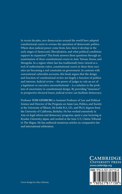 Produktbild: Judicial Review in New Democracies