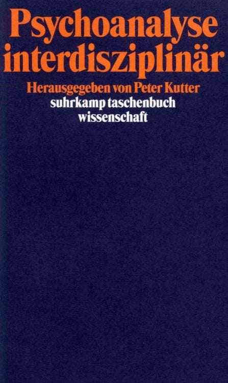 Produktbild: Psychoanalyse interdisziplin&auml;r