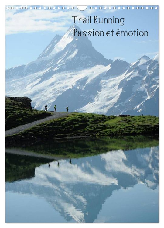 Produktbild: Trail Running Passion et &eacute;motion (Calendrier mural 2026 DIN A3 horizontal), CALVENDO calendrier mensuel