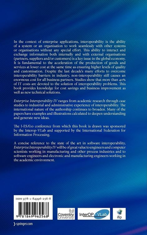 Produktbild: Enterprise Interoperability IV