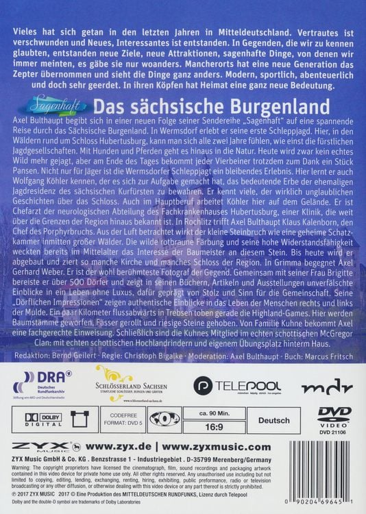 Produktbild: Das s&auml;chsische Burgenland - Sagenhaft