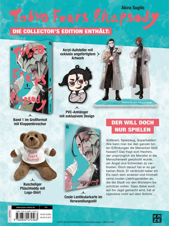 Produktbild: Tokyo Fears Rhapsody &ndash; Band 1 &ndash; Collector's Edition
