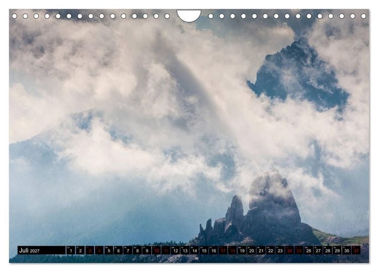 Produktbild: Lagazuoi Dolomiten (Wandkalender 2027 DIN A4 quer), CALVENDO Monatskalender