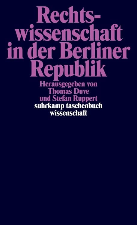 Produktbild: Rechtswissenschaft in der Berliner Republik
