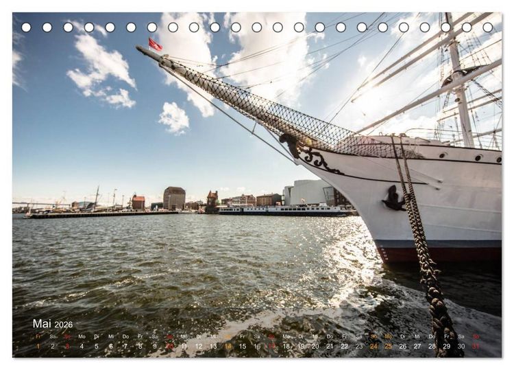 Produktbild: Im Osten viel Sch&ouml;nes - Stralsund (Tischkalender 2026 DIN A5 quer), CALVENDO Monatskalender
