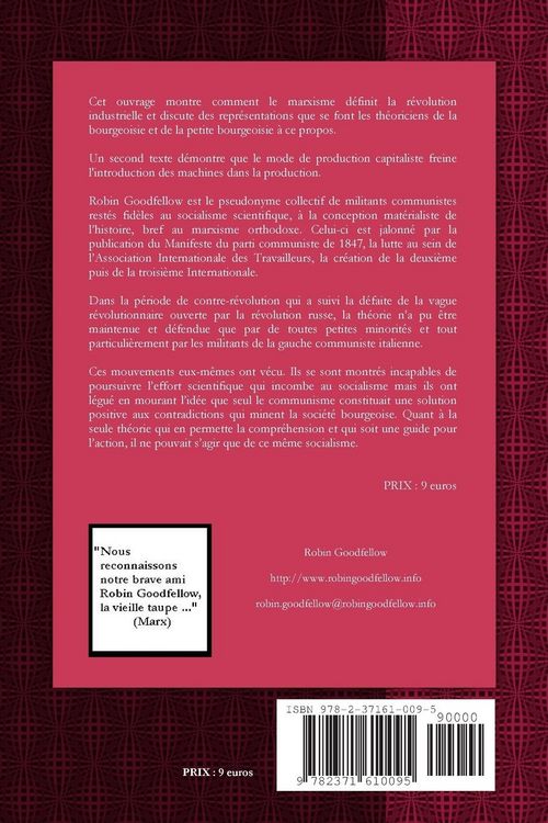 Produktbild: De la r&eacute;volution industrielle