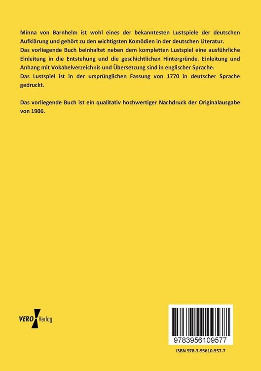Produktbild: Minna von Barnhelm oder das Soldatengl&uuml;ck