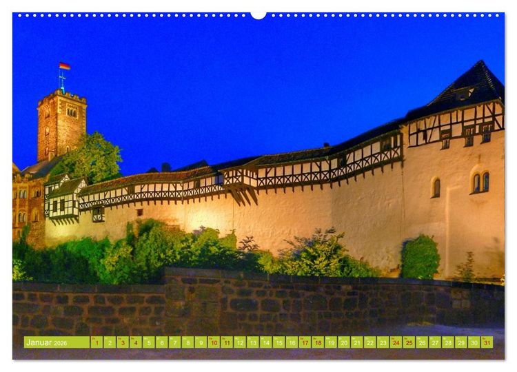 Produktbild: Welterbest&auml;tten in Deutschland (Wandkalender 2026 DIN A2 quer), CALVENDO Monatskalender