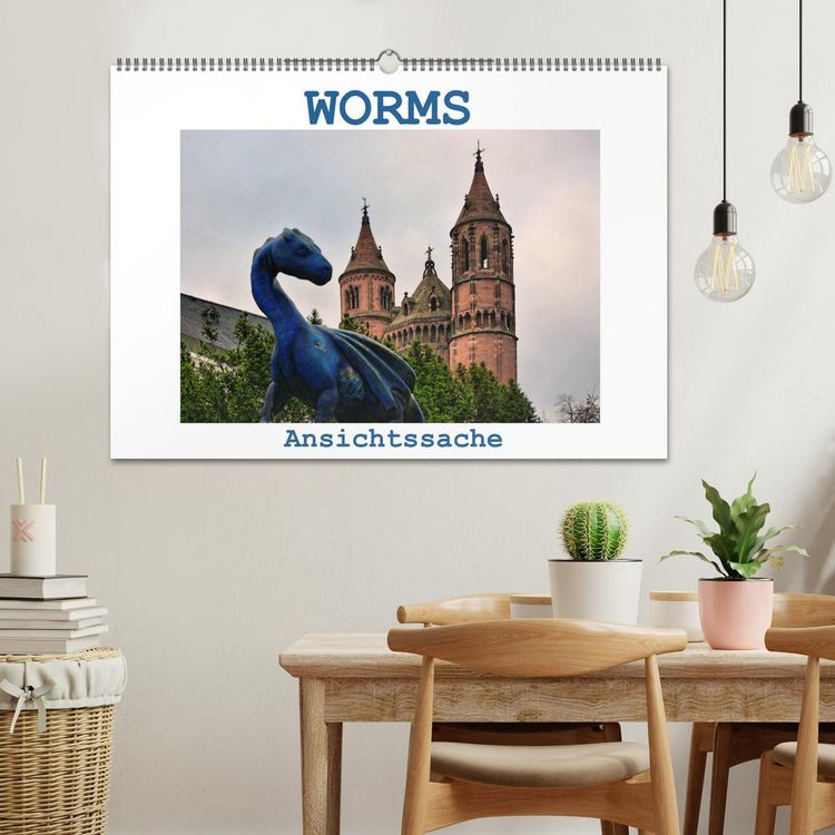 Produktbild: Worms - Ansichtssache (Wandkalender 2026 DIN A2 quer), CALVENDO Monatskalender