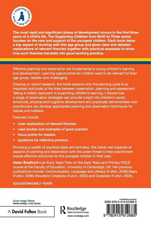 Produktbild: Planning and Observation of Children under Three